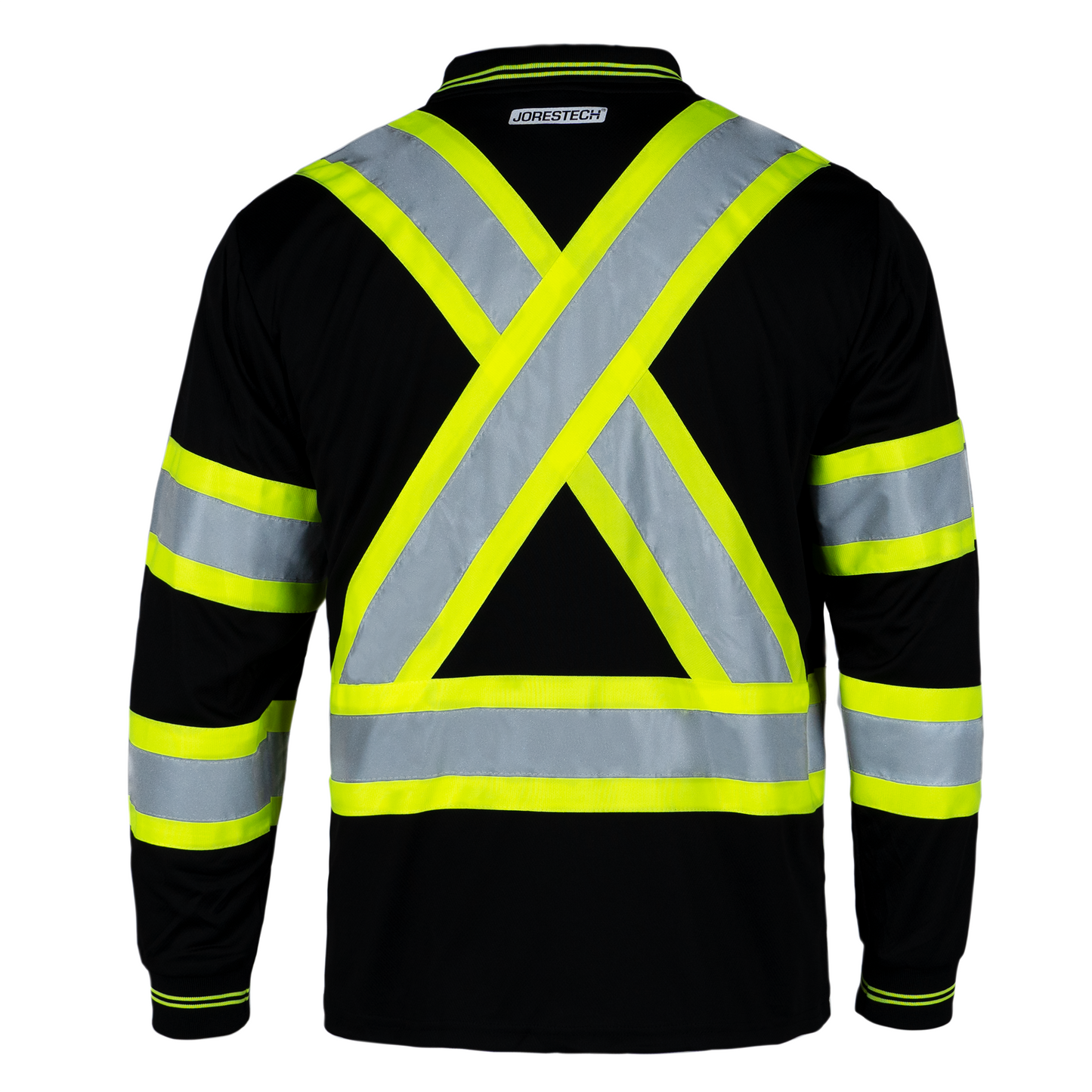 High-Visibility Reflective X-Back Long-Sleeve Polo Shirt: Safety, Comfort, and Professional Style