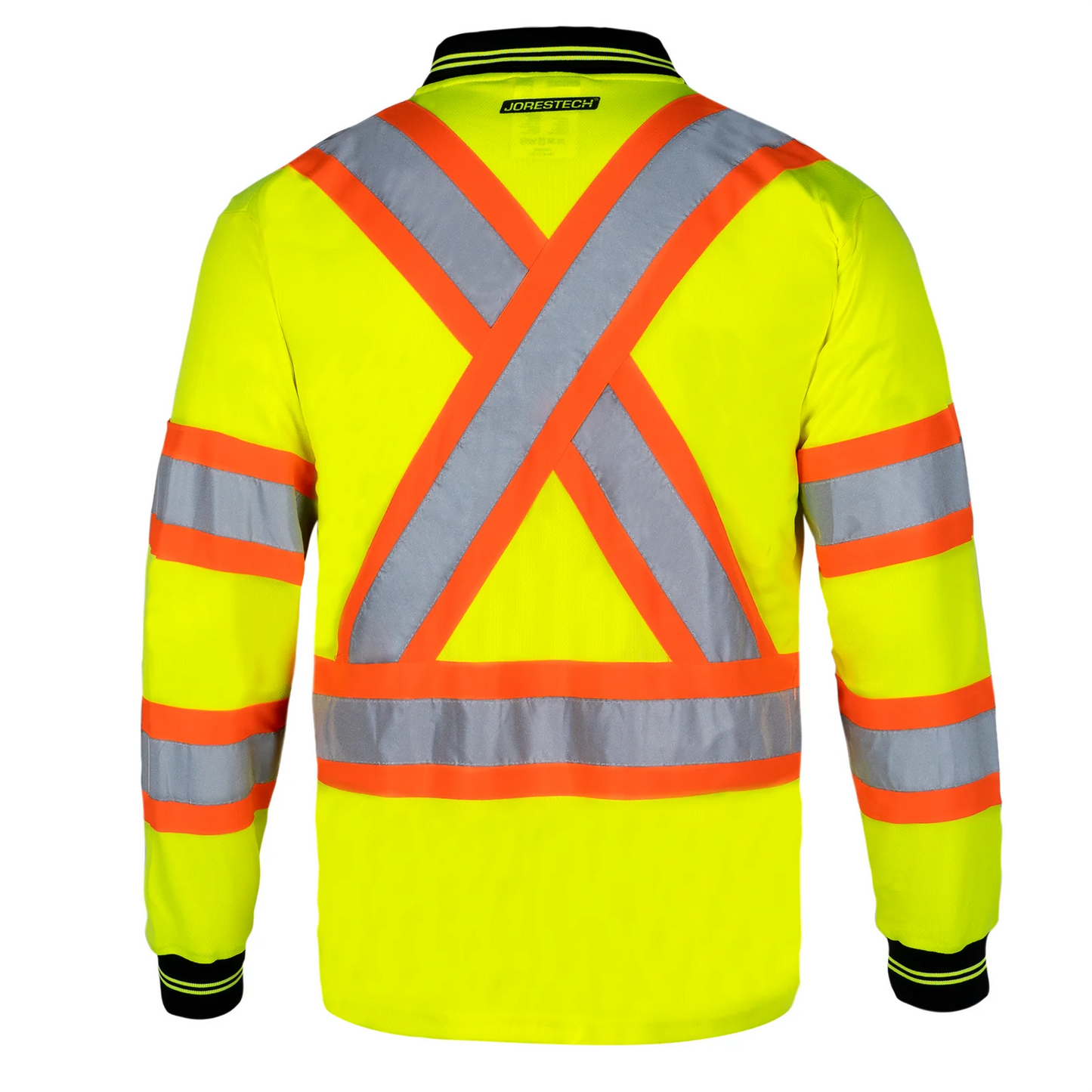 High-Visibility Reflective X-Back Long-Sleeve Polo Shirt: Safety, Comfort, and Professional Style