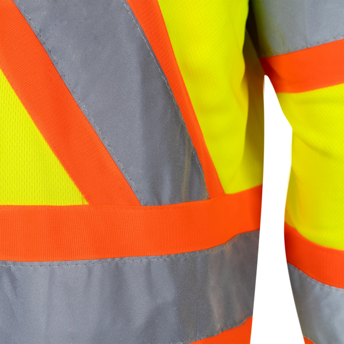High-Visibility Reflective X-Back Long-Sleeve Polo Shirt: Safety, Comfort, and Professional Style