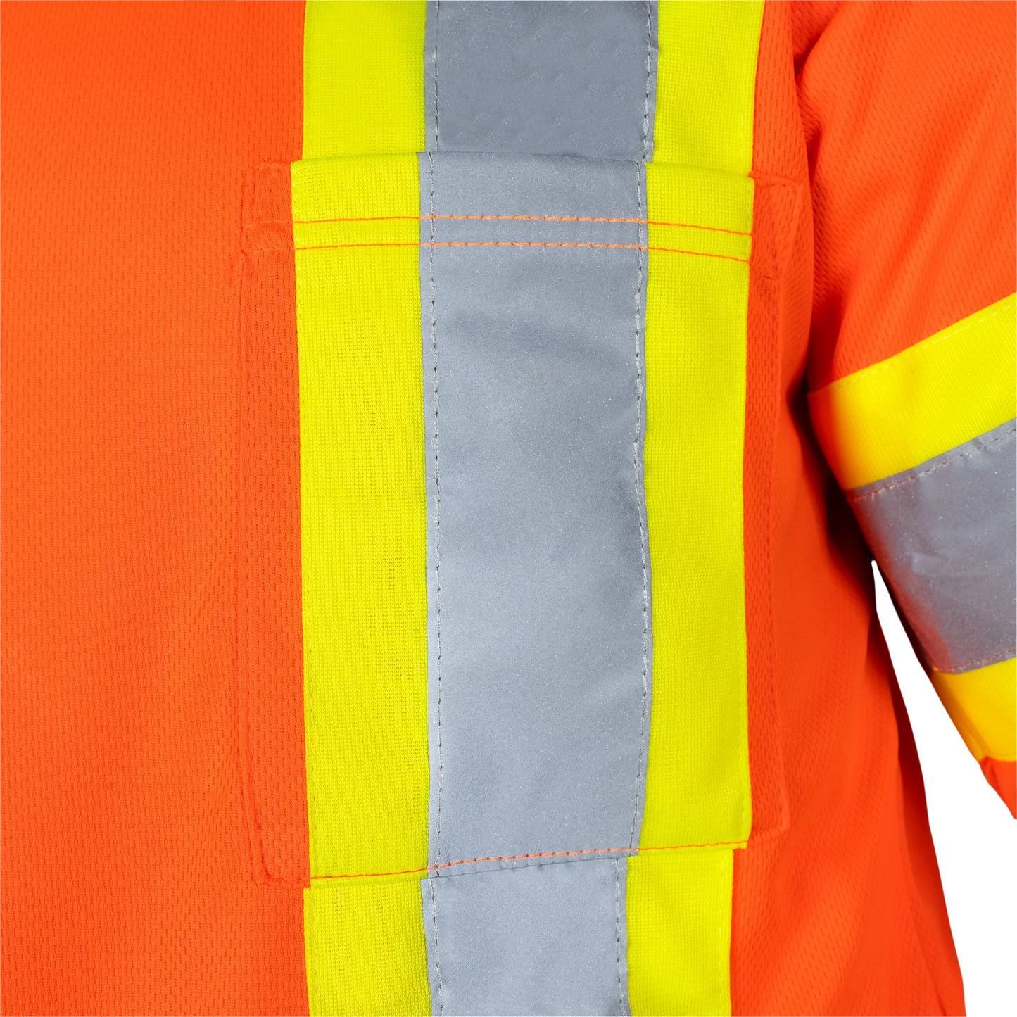 High-Visibility Reflective X-Back Long-Sleeve Polo Shirt: Safety, Comfort, and Professional Style