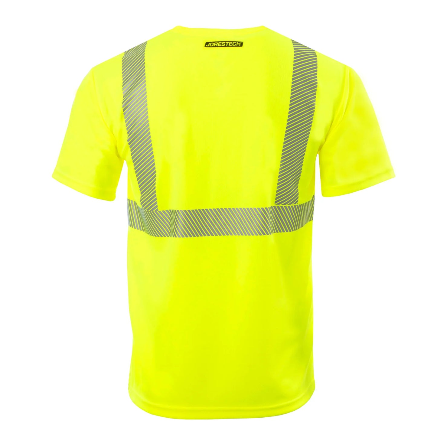 High-Visibility Safety Shirt: Lightweight, Breathable, and ANSI Class 2 Certified for Maximum Comfort and Protection (5-PACK)