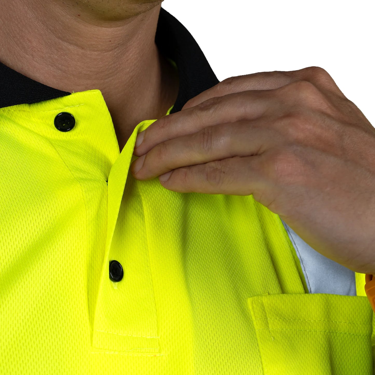 High-Visibility Reflective Polo Shirt: Stylish, Comfortable, and ANSI Compliant
