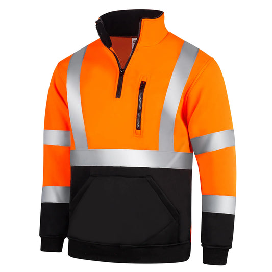 High-Visibility Reflective Sweatshirt – ANSI/ISEA Certified & Durable