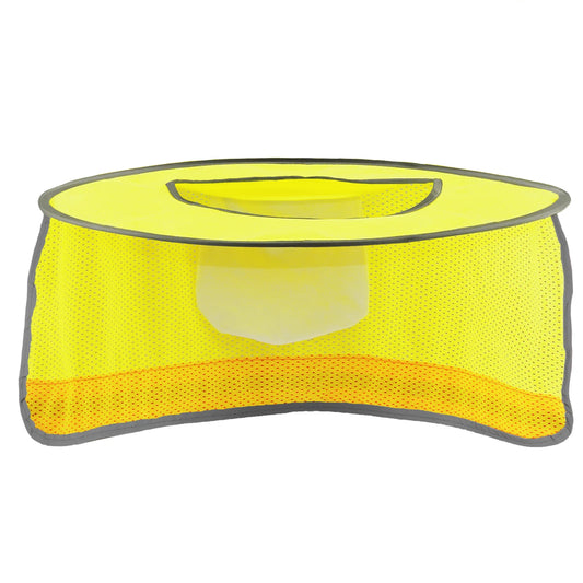 Hi-Vis Hard Hat Sun Shade – Breathable, Reflective Neck Protection for Cap-Style Helmets