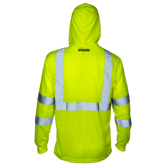 ANSI Class 3 High-Visibility Safety Hoodie – Reflective, Breathable & Built for Maximum Protection
