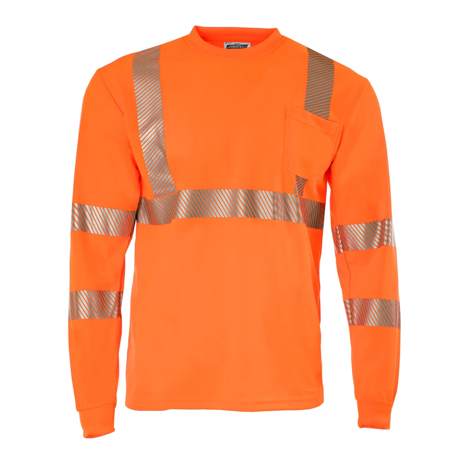 Heat Transfer ANSI Class 3 High-Visibility Long-Sleeve Safety Shirt – Breathable, Reflective & Designed for Comfort (5-PACK)