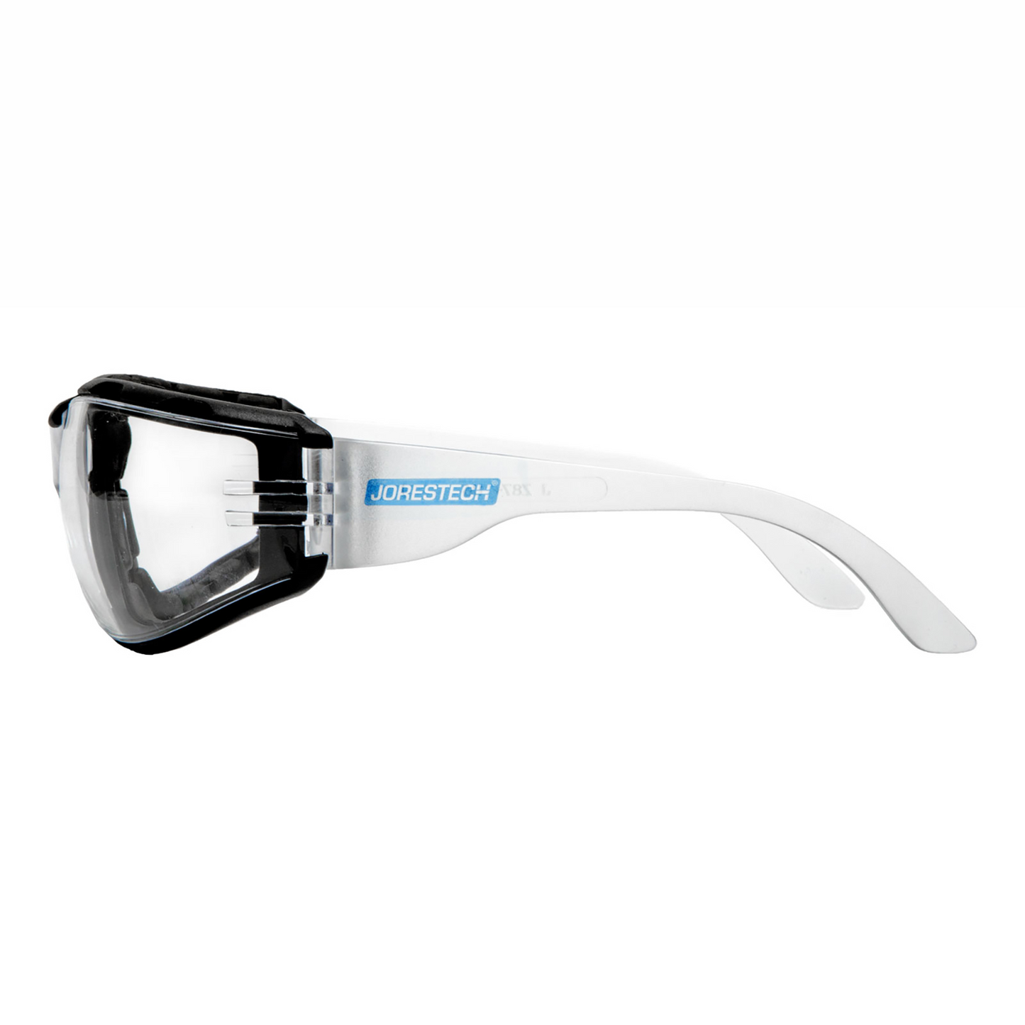 Protective Safety Glasses with Removable Foam Gasket & Scratch-Resistant Lenses
