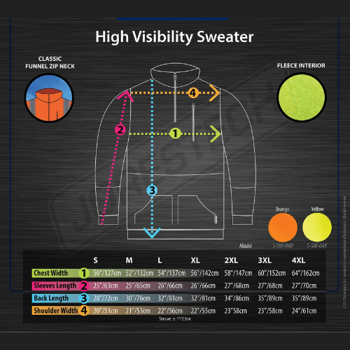High-Visibility Reflective Sweater – Warm, Breathable & Stylish