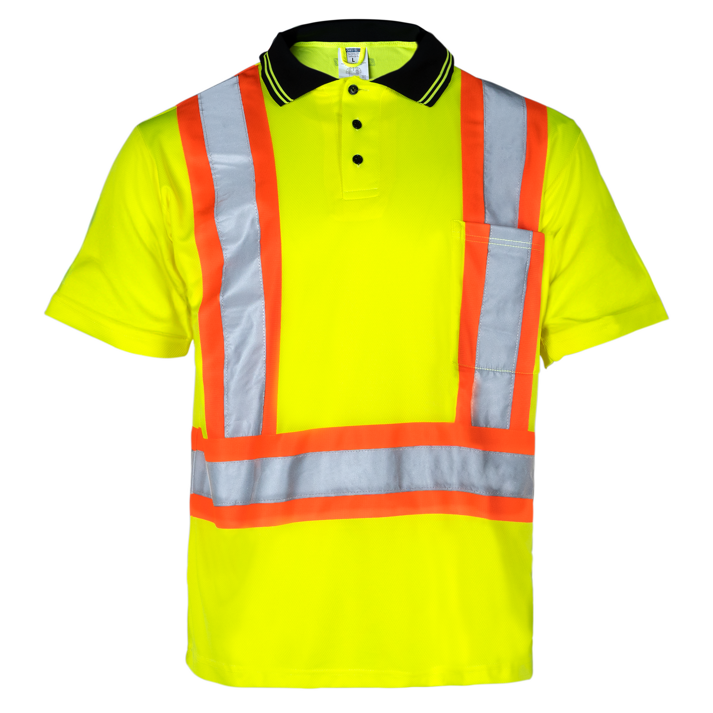 Hi-Vis Reflective Two-Tone Safety Polo Shirt: Style, Comfort, and Maximum Visibility