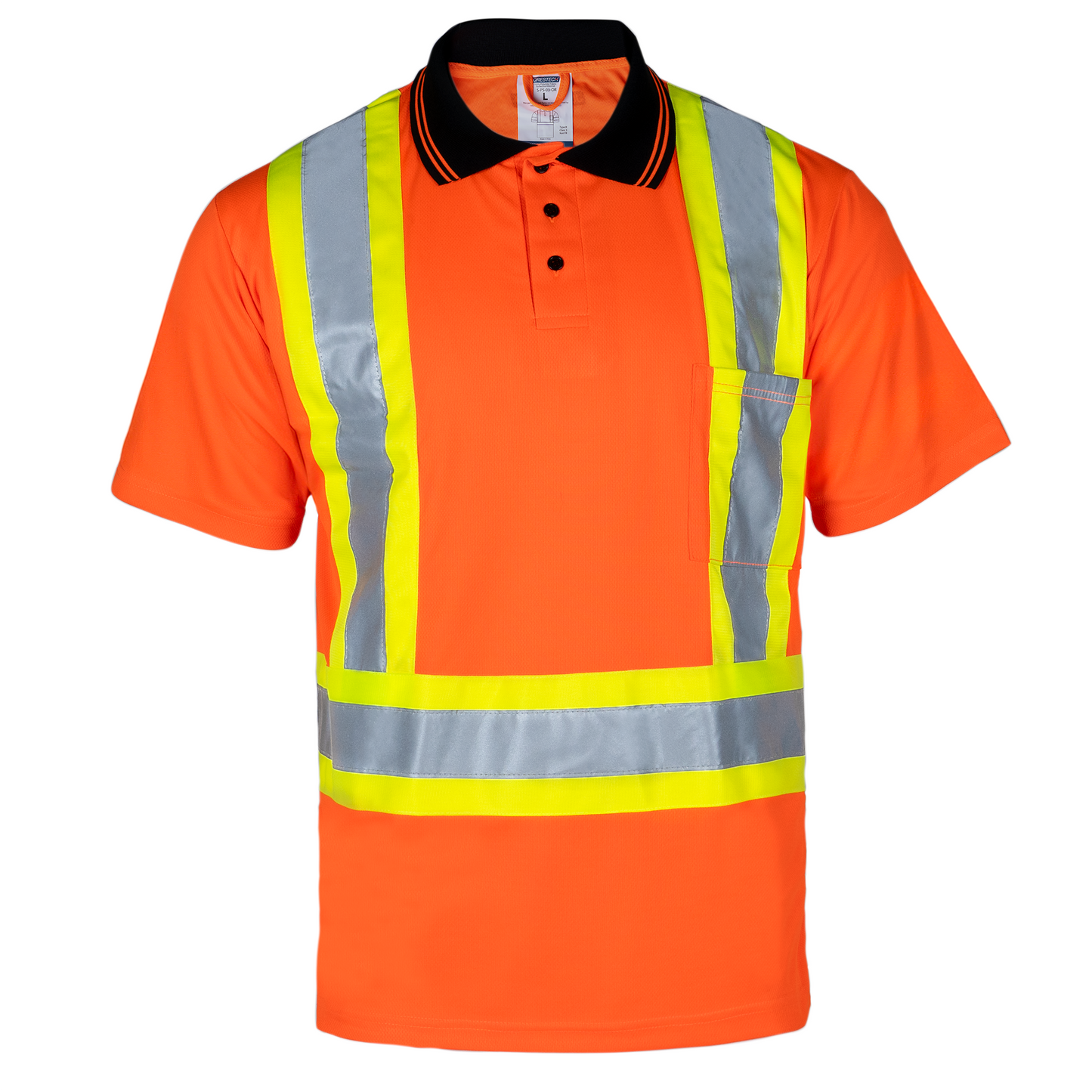 Hi-Vis Reflective Two-Tone Safety Polo Shirt: Style, Comfort, and Maximum Visibility