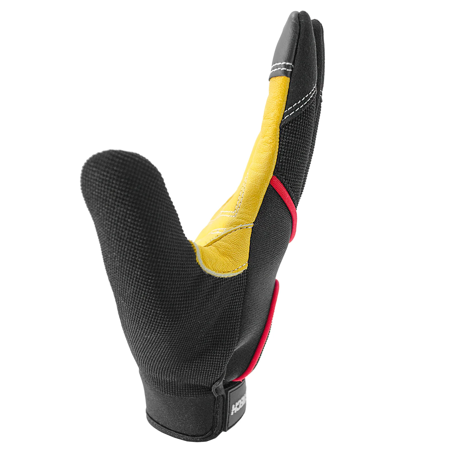 Touchscreen Safety Work Gloves – Leather Palms, Durable & Breathable