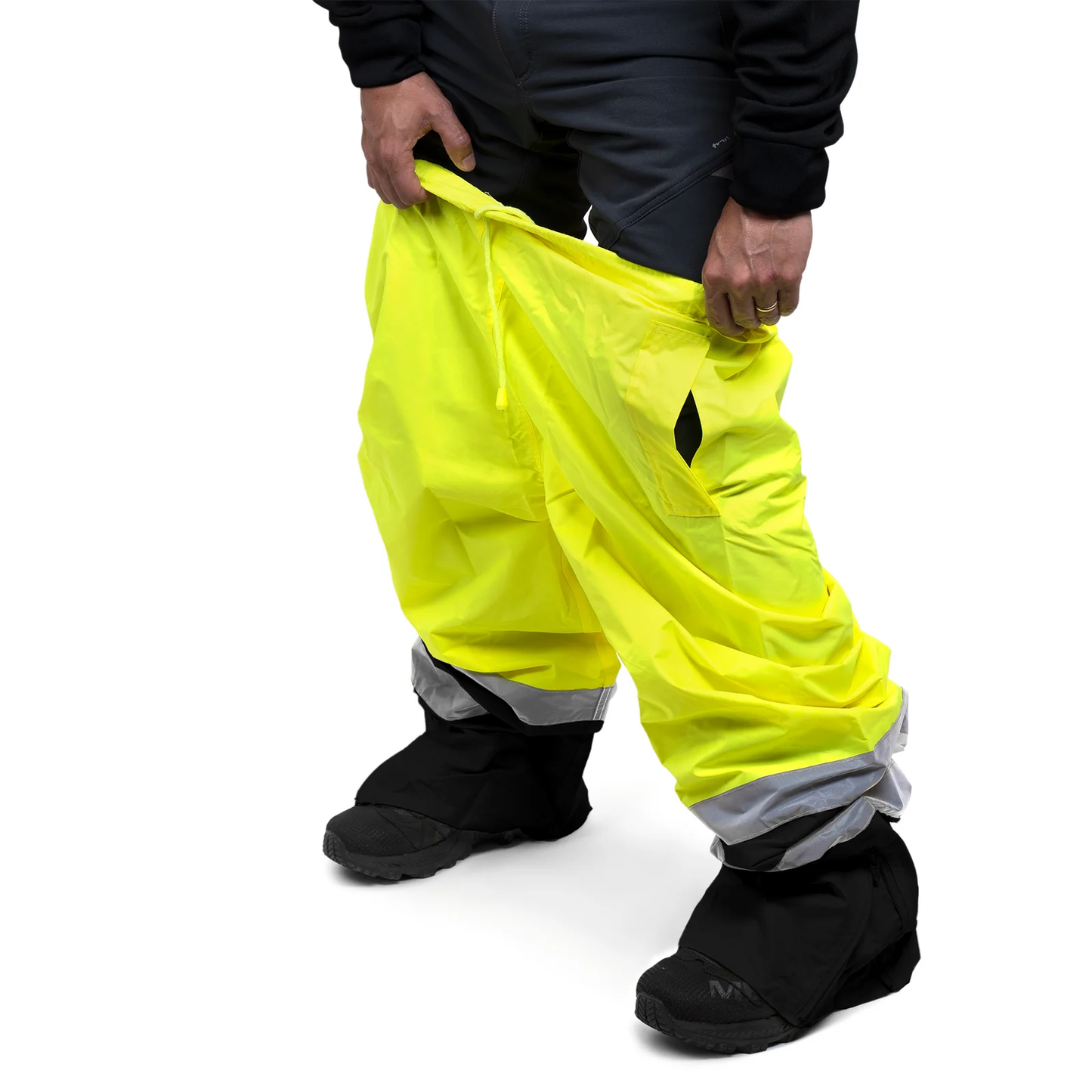 High-Visibility Waterproof Safety Pants – ANSI Class E, Reflective & Wind-Resistant