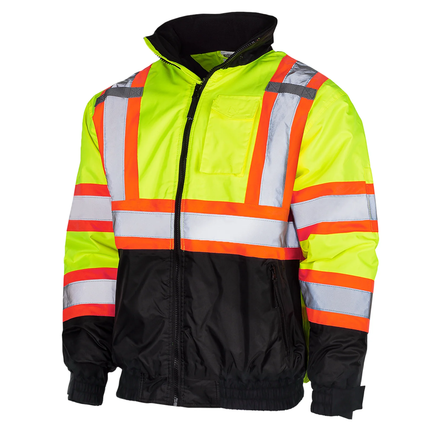 High-Visibility Bomber Jacket – ANSI Class 3, Waterproof & Insulated