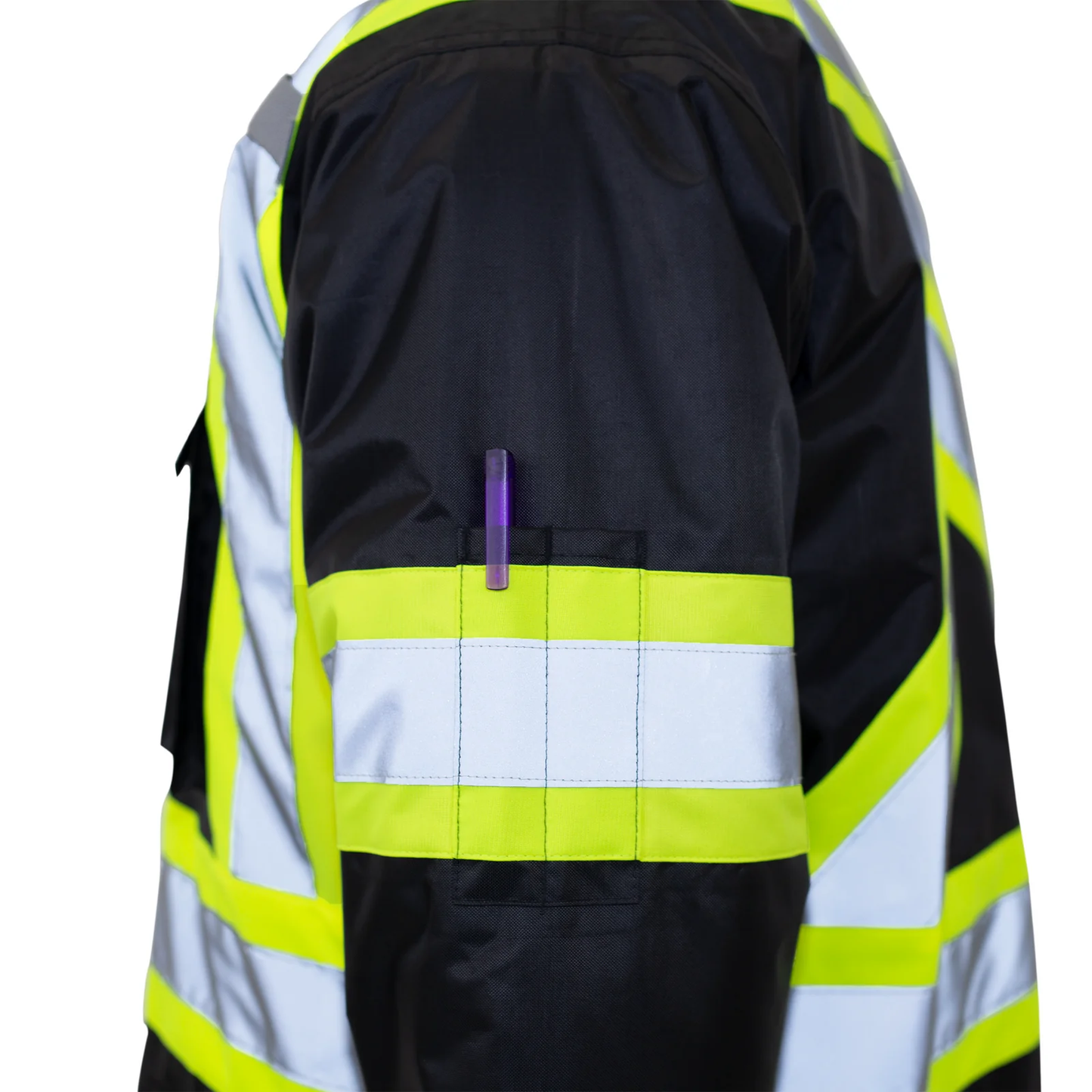 ANSI Class 3 High-Visibility Insulated Safety Jacket – Waterproof & Reflective