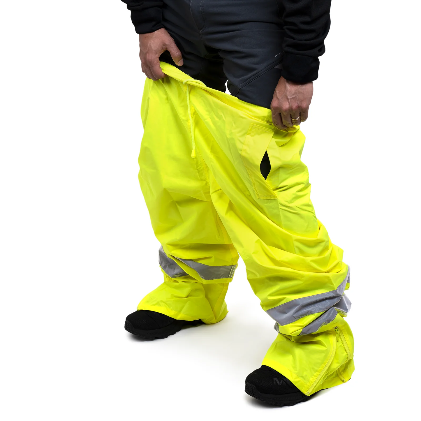 High-Visibility Waterproof Safety Pants – ANSI Class E, Windproof & Reflective