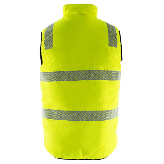 ANSI Class 2 Reversible Hi-Vis Safety Vest – Waterproof, Insulated & Breathable