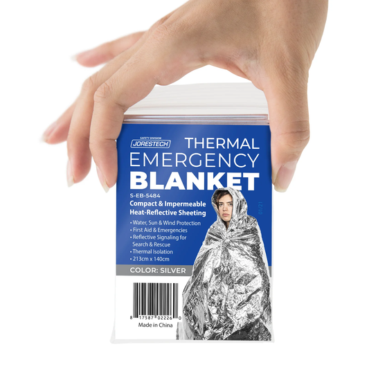 Emergency Thermal Blankets – 5-Pack, Compact, Lightweight & Weatherproof