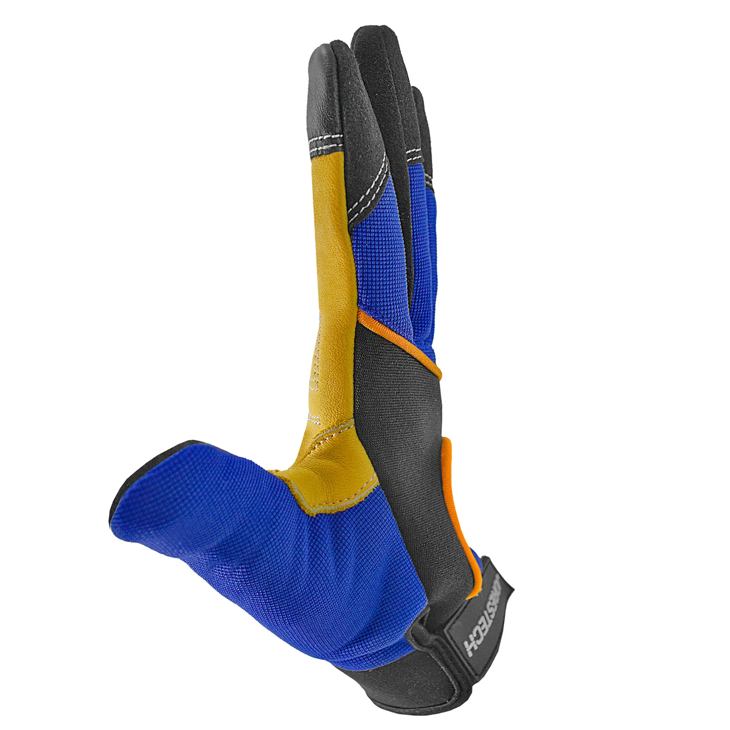 Touchscreen Safety Work Gloves – Leather Palms, Durable & Breathable