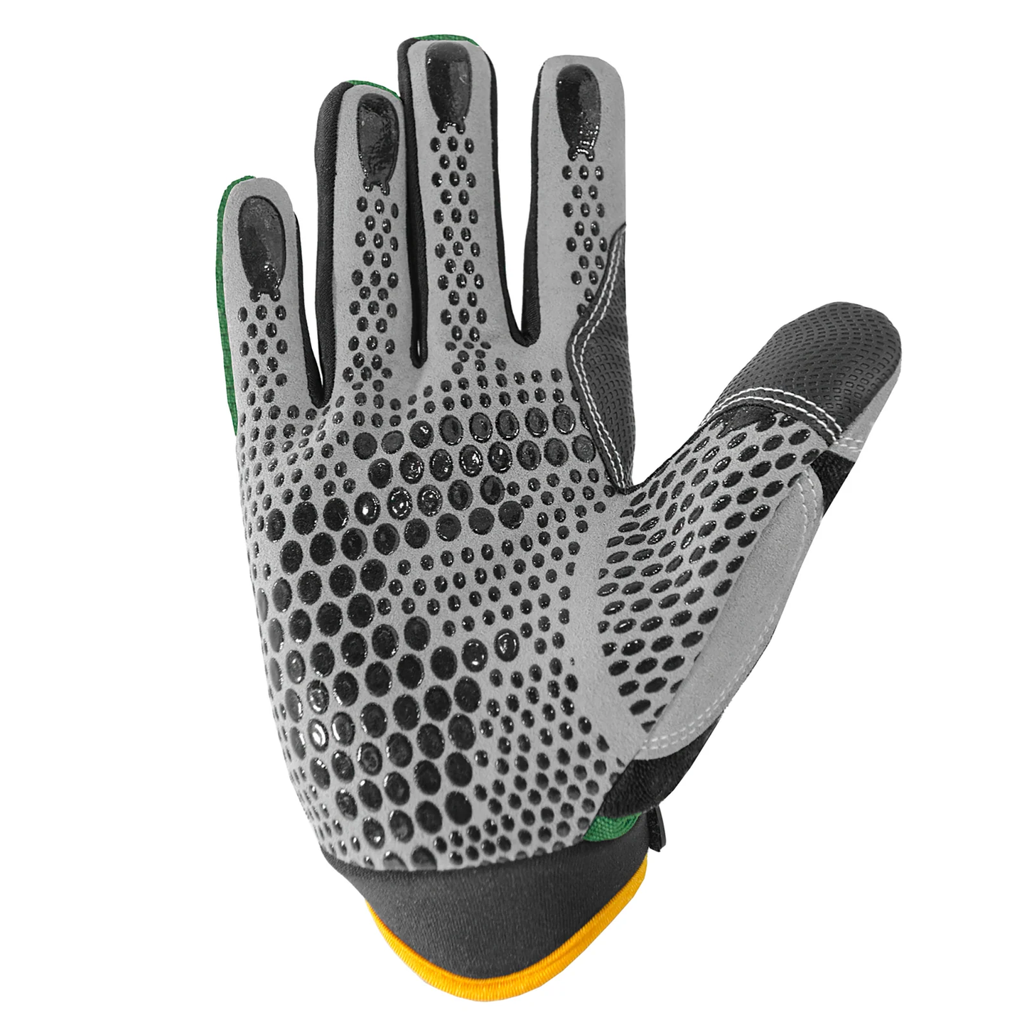 Anti-Slip Safety Work Gloves – Silicone Dotted Grip, Breathable & Durable