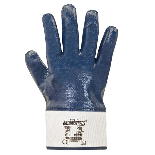 Fully Coated Nitrile Safety Gloves – Waterproof, Chemical-Resistant & Durable