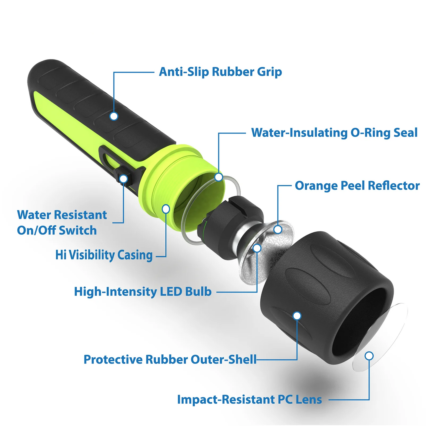 Ultra-Bright LED Flashlight – 120 Lumens, Waterproof & Impact-Resistant