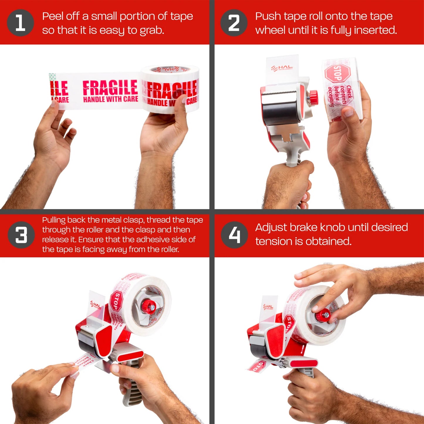 2-Inch Handheld Packaging Tape Dispenser