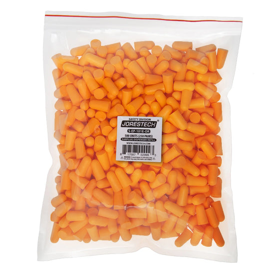 250-Pack Foam Earplugs – ANSI-Certified, High NRR 32dB Noise Reduction