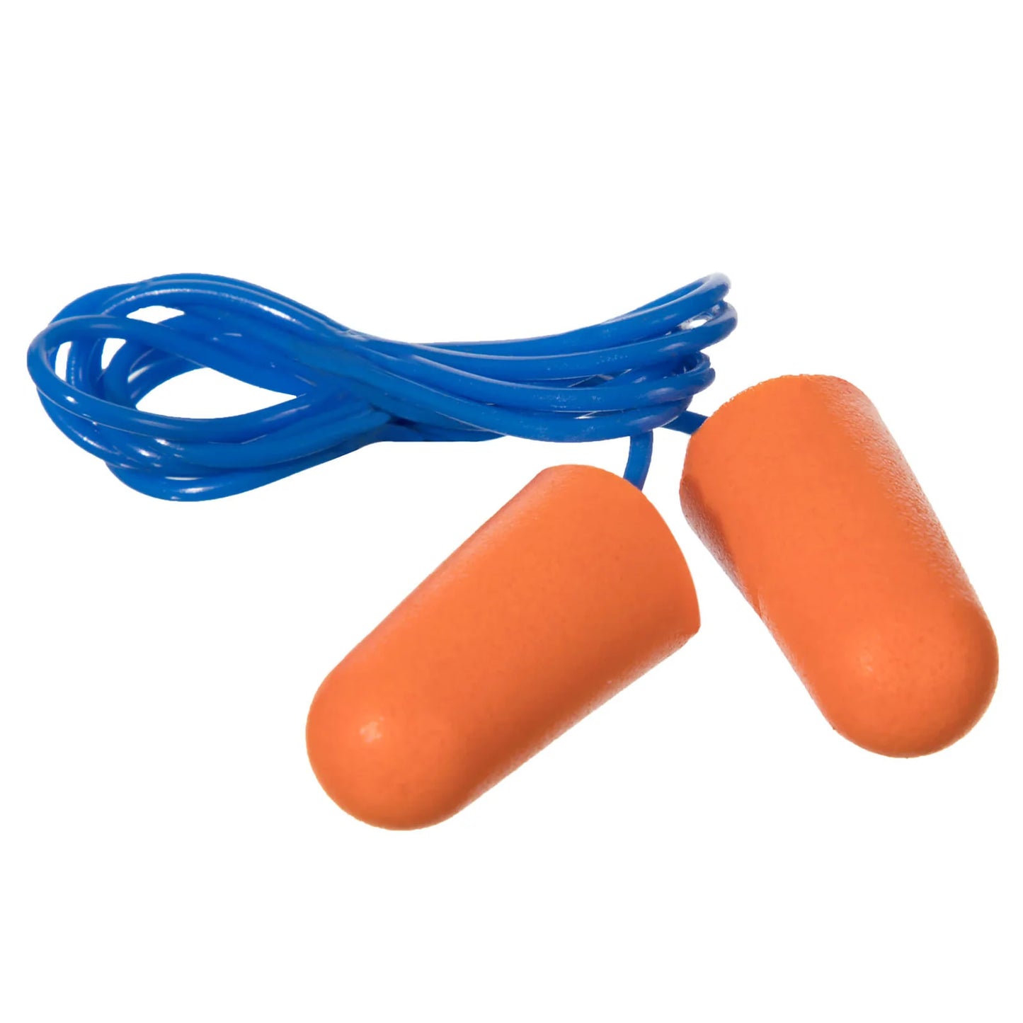 100-pack of ANSI-certified corded foam earplugs with 32dB NRR