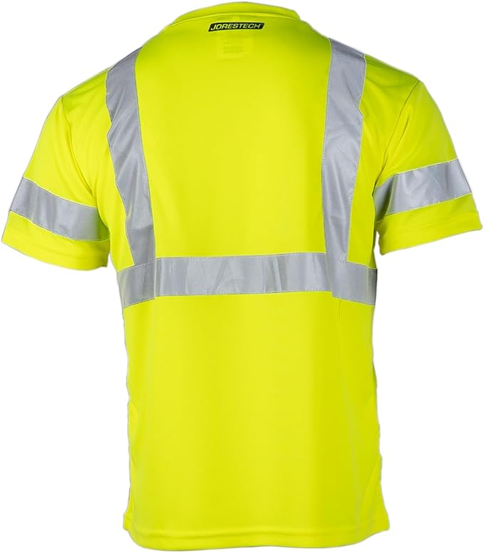 High-Visibility Class 3 Safety Shirt – ANSI/ISEA 107-2020 Compliant, Breathable, and Customizable (5-Pack)