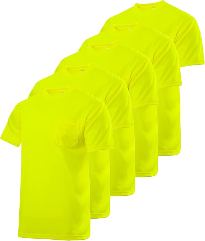 Everyday Work Shirt: Comfortable, Breathable, and Perfect for Outdoor Activities (5-PACK)