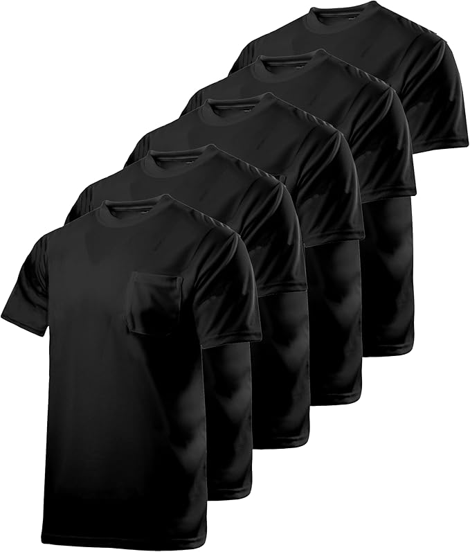 Everyday Work Shirt: Comfortable, Breathable, and Perfect for Outdoor Activities (5-PACK)
