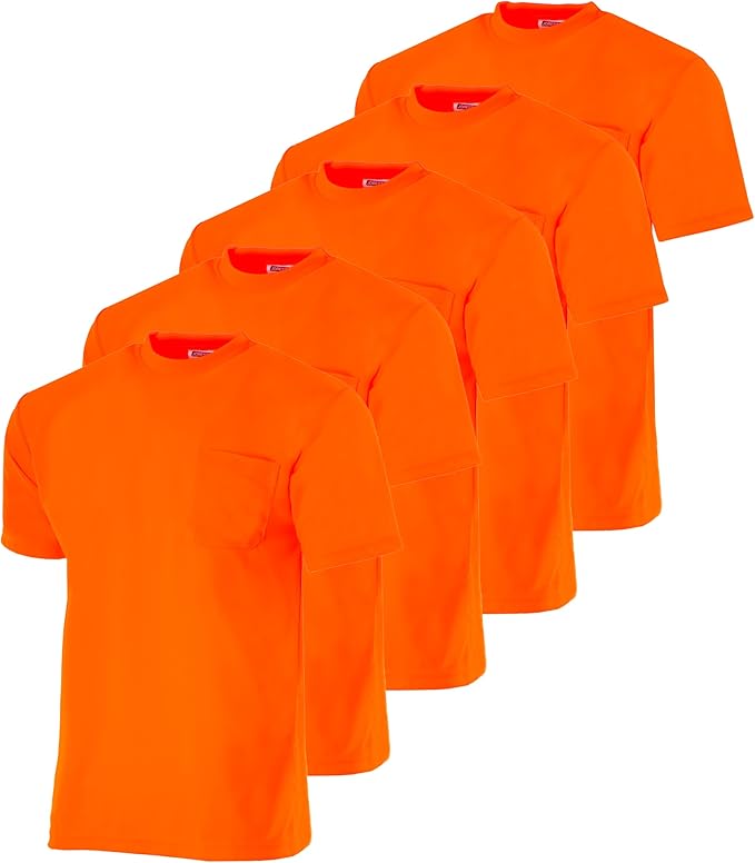 Everyday Work Shirt: Comfortable, Breathable, and Perfect for Outdoor Activities (5-PACK)