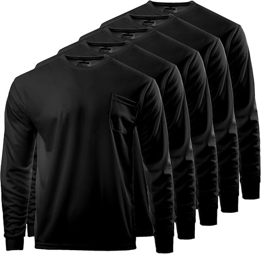 Everyday Work Safety Shirt – Lightweight, Breathable & Ideal for Outdoor Activity (5-Pack)