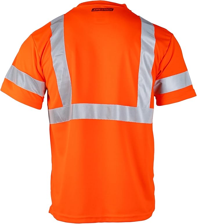 High-Visibility Class 3 Safety Shirt – ANSI/ISEA 107-2020 Compliant, Breathable, and Customizable (5-Pack)