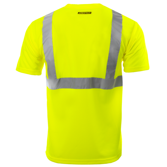 High-Visibility Safety Short Sleeve Shirt – Breathable, Reflective & ANSI Compliant