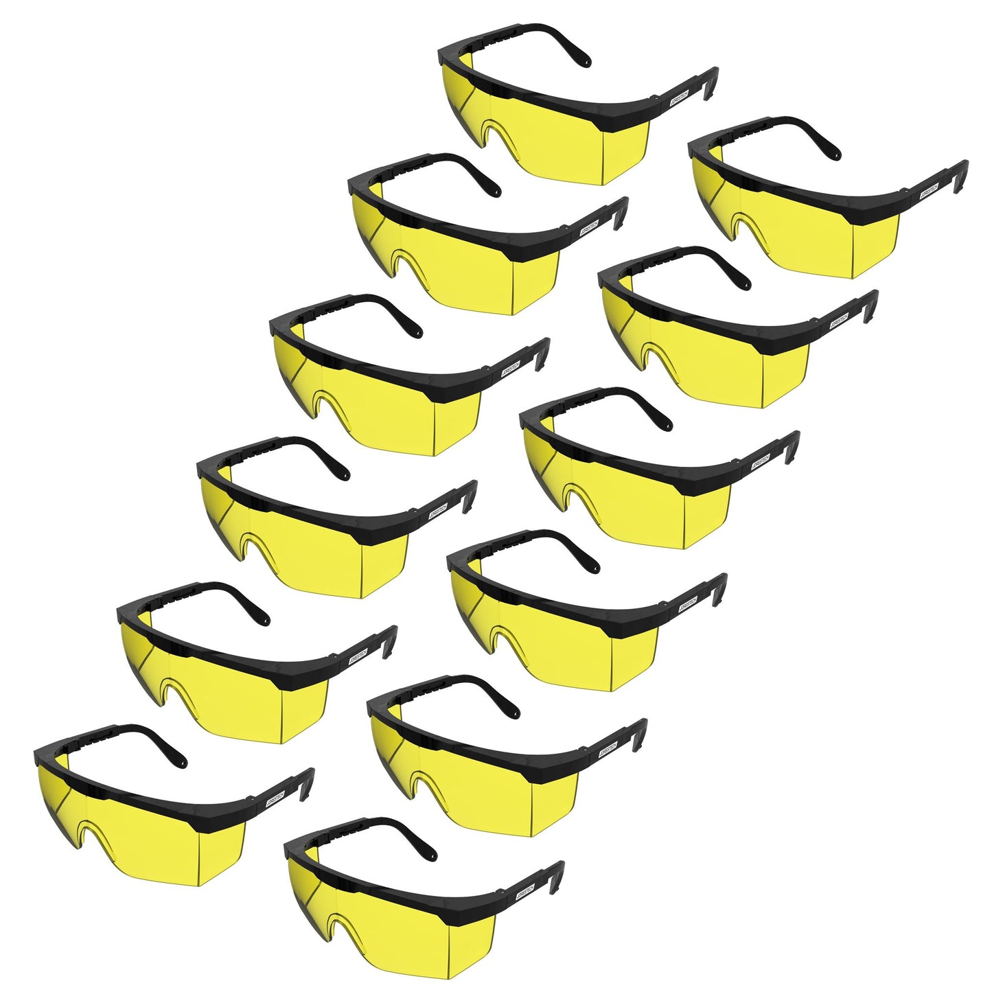 High-Impact Safety Glasses – Durable, Adjustable & ANSI Z87+ Compliant