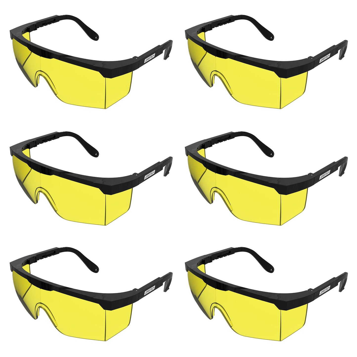 High-Impact Safety Glasses – Durable, Adjustable & ANSI Z87+ Compliant