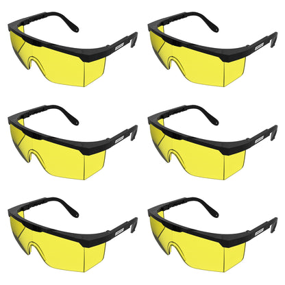 High-Impact Safety Glasses – Durable, Adjustable & ANSI Z87+ Compliant
