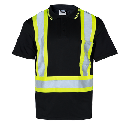 Hi-Vis Reflective Two-Tone Safety Polo Shirt: Style, Comfort, and Maximum Visibility