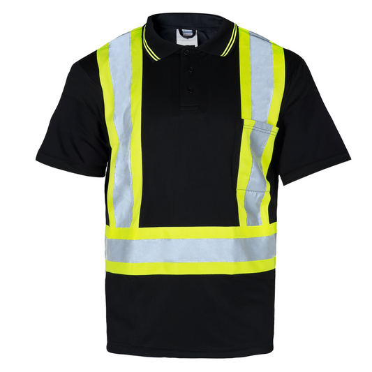 Hi-Vis Reflective Two-Tone Safety Polo Shirt: Style, Comfort, and Maximum Visibility