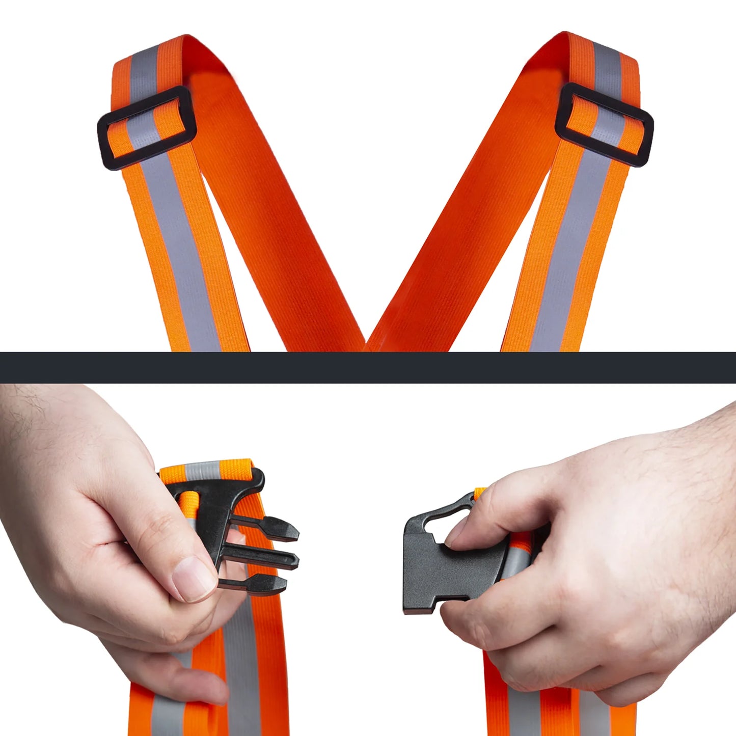High-Visibility Reflective Suspenders – Adjustable, Breathable & Lightweight