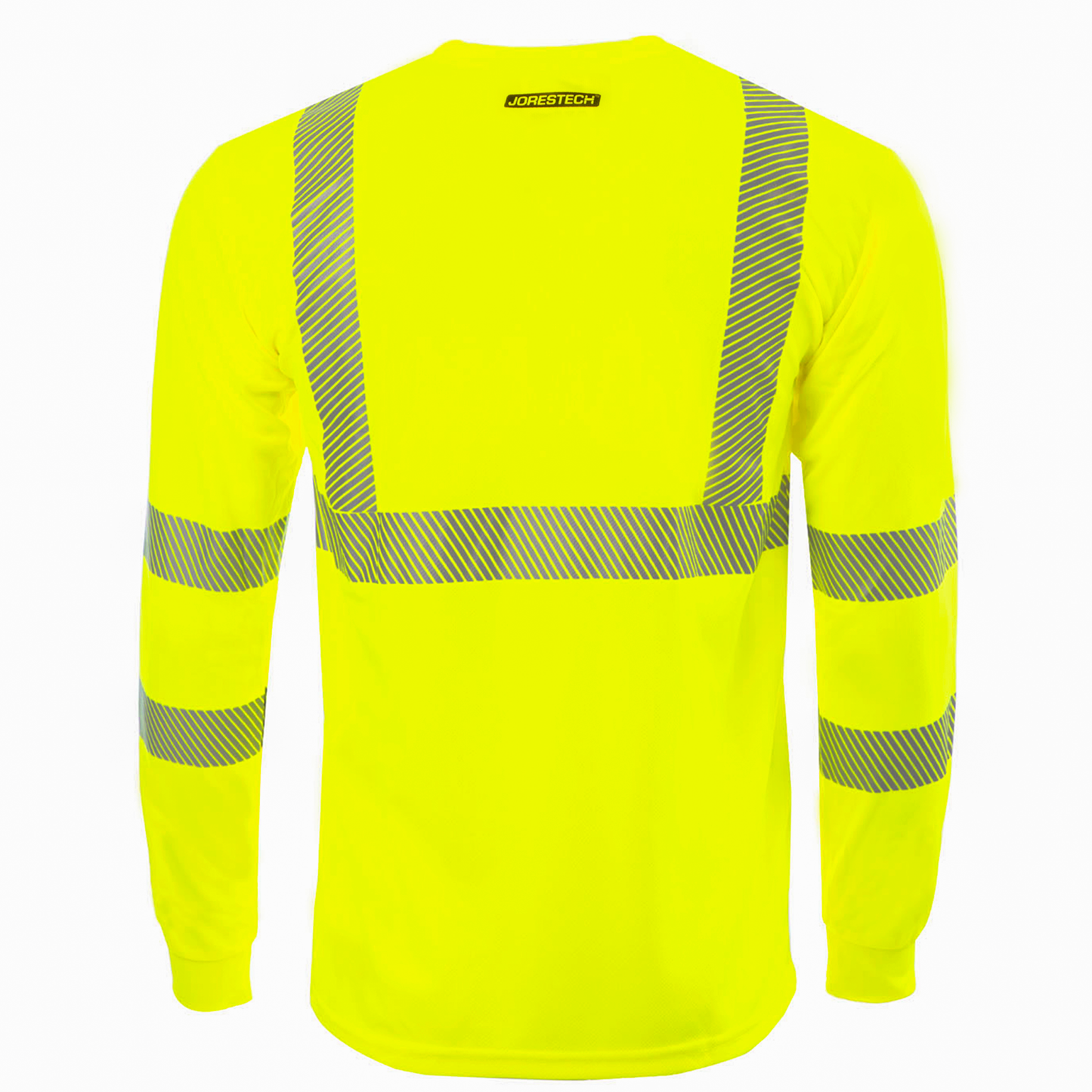 Heat Transfer ANSI Class 3 High-Visibility Long-Sleeve Safety Shirt – Breathable, Reflective & Designed for Comfort (5-PACK)