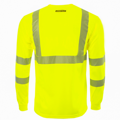 Heat Transfer ANSI Class 3 High-Visibility Long-Sleeve Safety Shirt – Breathable, Reflective & Designed for Comfort