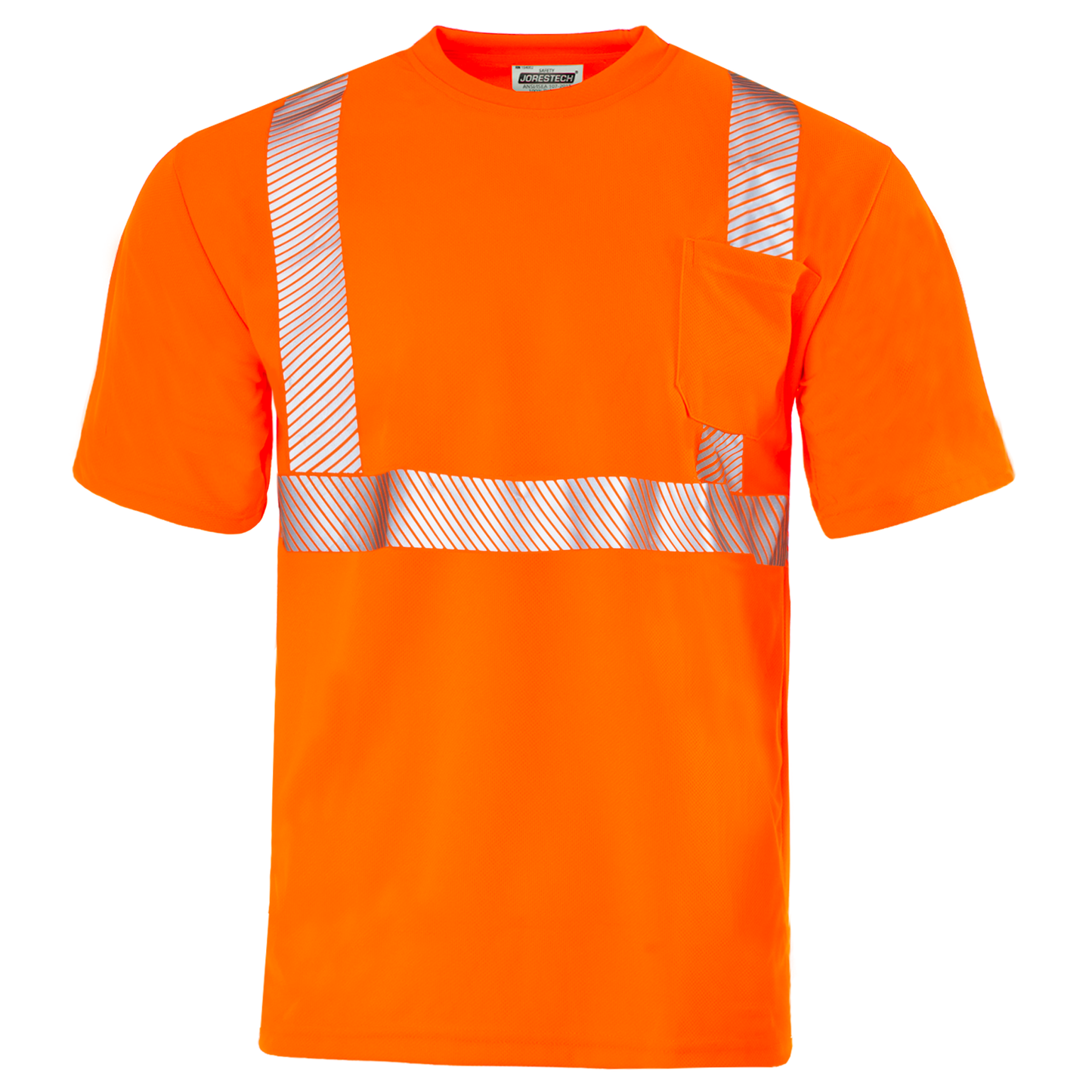 High-Visibility Safety Shirt: Lightweight, Breathable, and ANSI Class 2 Certified for Maximum Comfort and Protection (5-PACK)