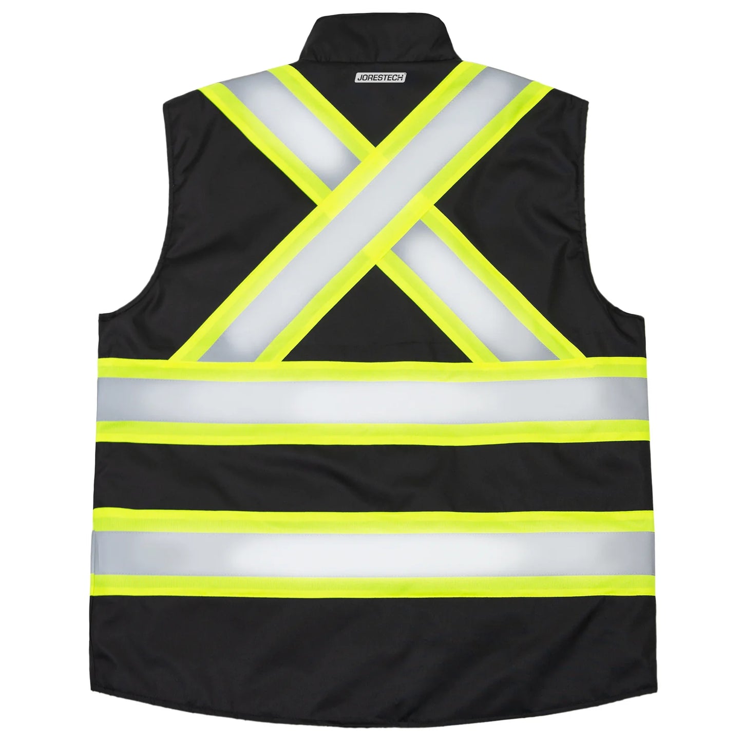 X on the Back Reversible Insulated Safety Vest – ANSI Certified, Weatherproof & Stylish