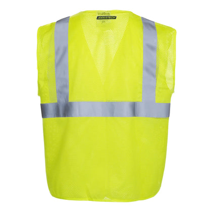 Customizable High-Visibility Safety Vest – ANSI Class 2, Lightweight & Durable