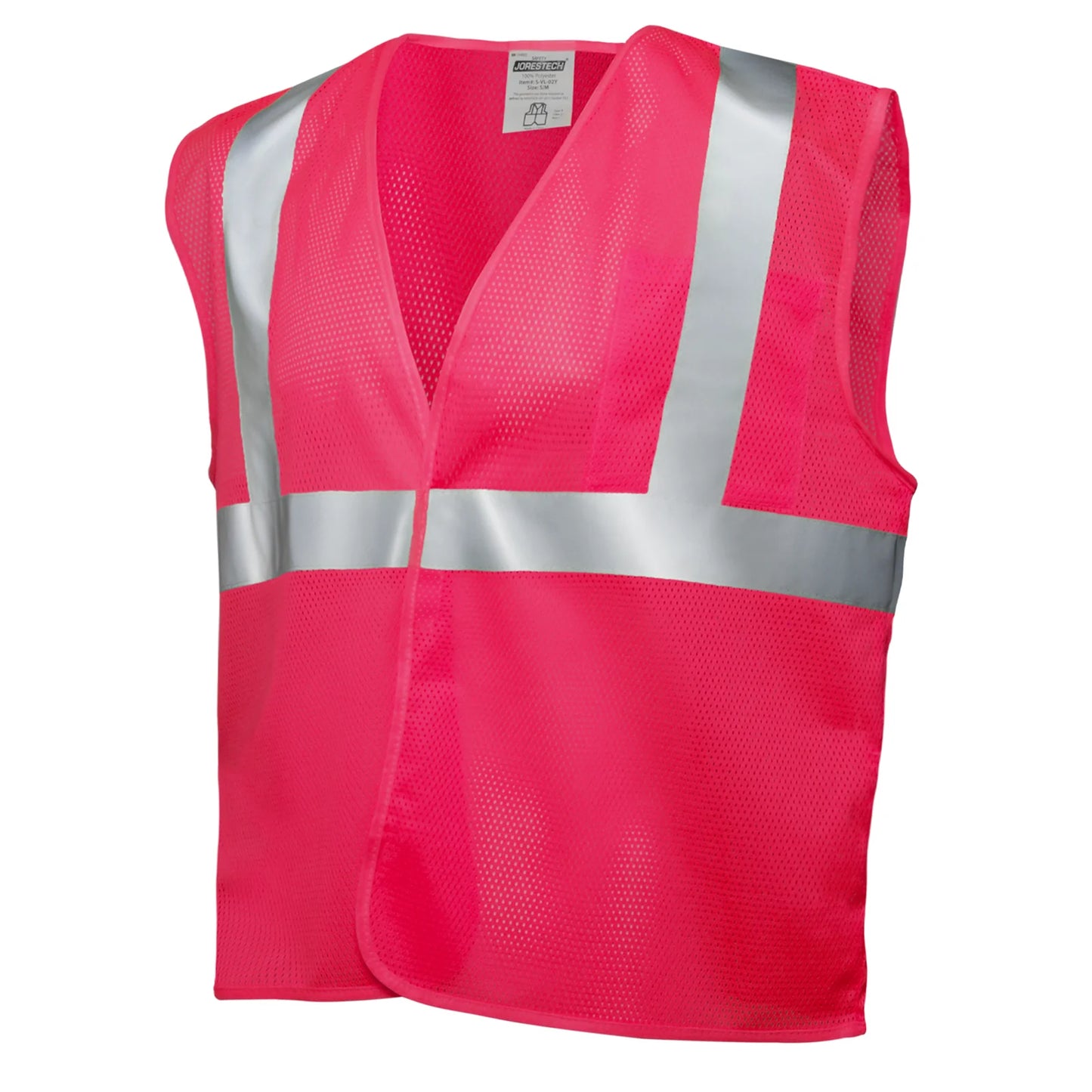 Customizable Pink High-Visibility Safety Vest – ANSI Certified, Reflective & Lightweight