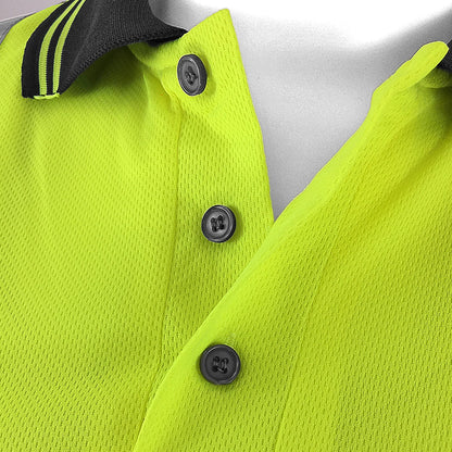 High-Visibility Reflective Polo Shirt: Stylish, Comfortable, and ANSI Compliant for Safety
