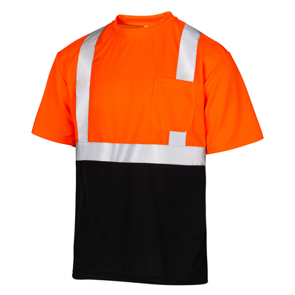 High-Visibility Safety Shirt with Dark Bottom: Comfort, Protection, and Performance Combined