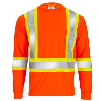 X-Back Design ANSI Class 3 High-Visibility Two-Tone Safety Shirt – Reflective, Breathable & Designed for Maximum Visibility